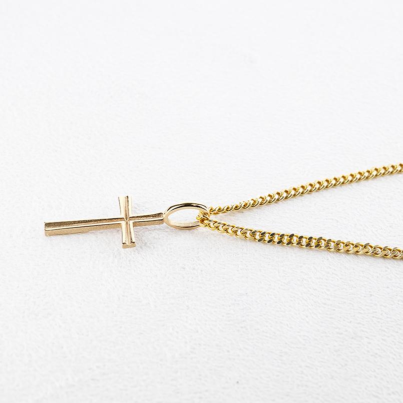 18金 ネックレス トップ メンズ 喜平用 クロス ペンダント キヘイ ゴールド 18k イエローゴールドk18 地金 チェーン 十字架 送料無料 セール saleの画像
