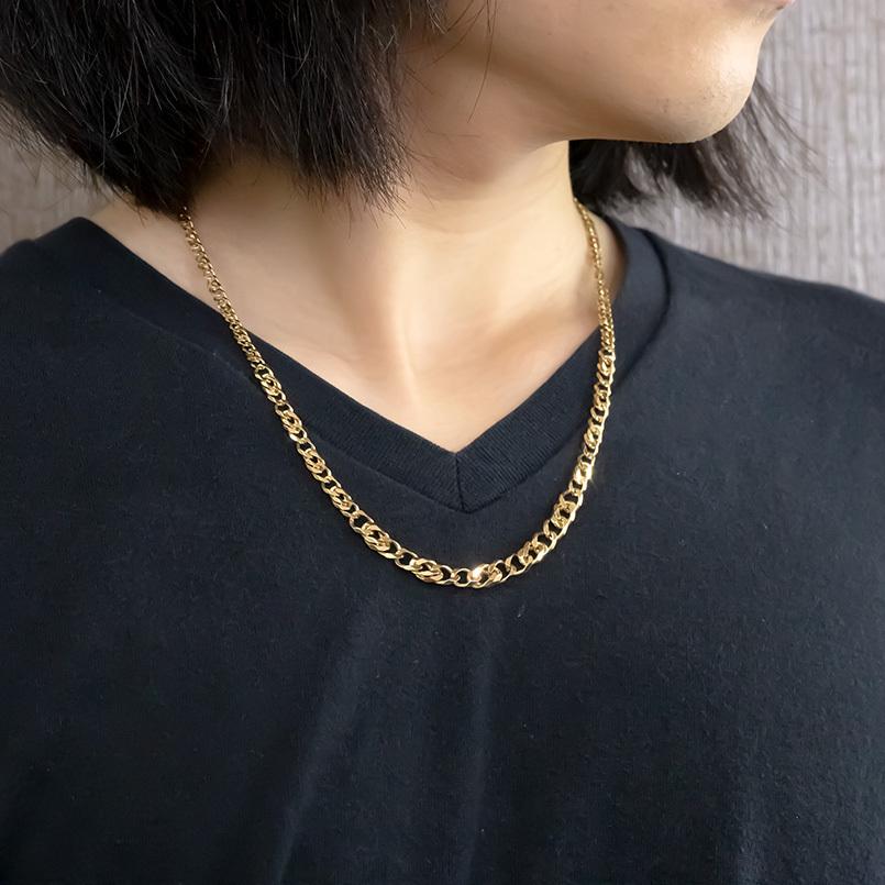 18金喜平ネックレス 18金 喜平ネックレス 2面 5g 50cm ゴールド メンズ レディース