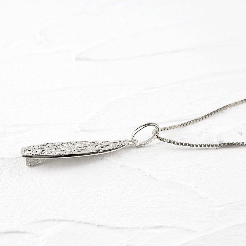 ハワイアンジュエリー シルバー ネックレス トップ メンズ サーフボード ひまわり ペンダント sv925 チェーン 男性 送料無料 人気 セール saleの画像