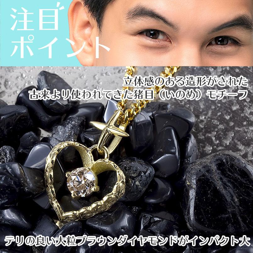 ジュエリー工房アトラス 18金 ネックレス メンズ ペンダントトップ 