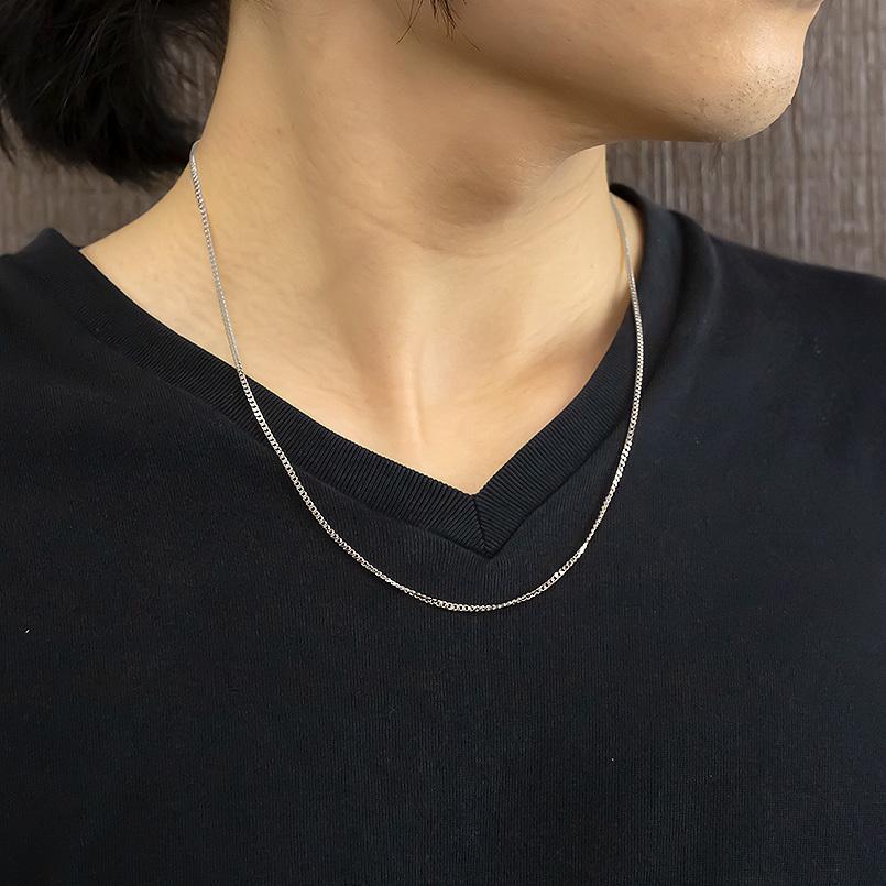 プラチナ ネックレス 喜平 チェーンのみ 50cm スライド式 キヘイ チェーン カット pt850 メンズ レディース あすつく 送料無料 人気 セール saleの画像