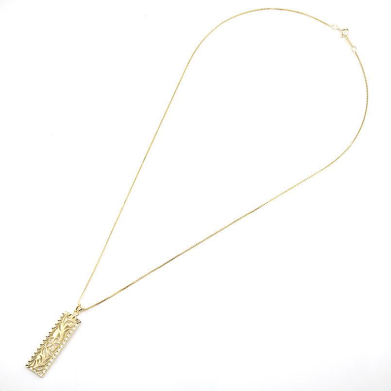 ハワイアンジュエリー ゴールド ネックレス トップ メンズ ダイヤモンド ペンダント 10金 イエローゴールドk10 10k 透かし 男性 送料無料 人気 セール saleの画像