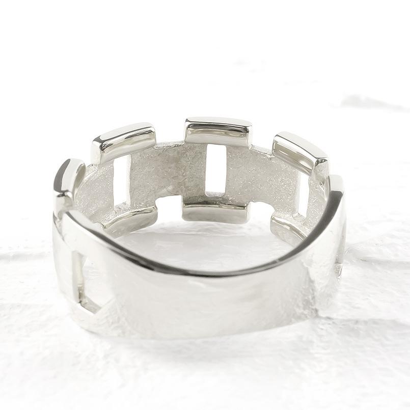 ペアリング ペア 結婚指輪 シルバー 幅広 透かし 指輪 sv925 地金 マリッジリング リング メンズ レディース カップル 2本セット 送料無料 セール SALE｜atrus｜06