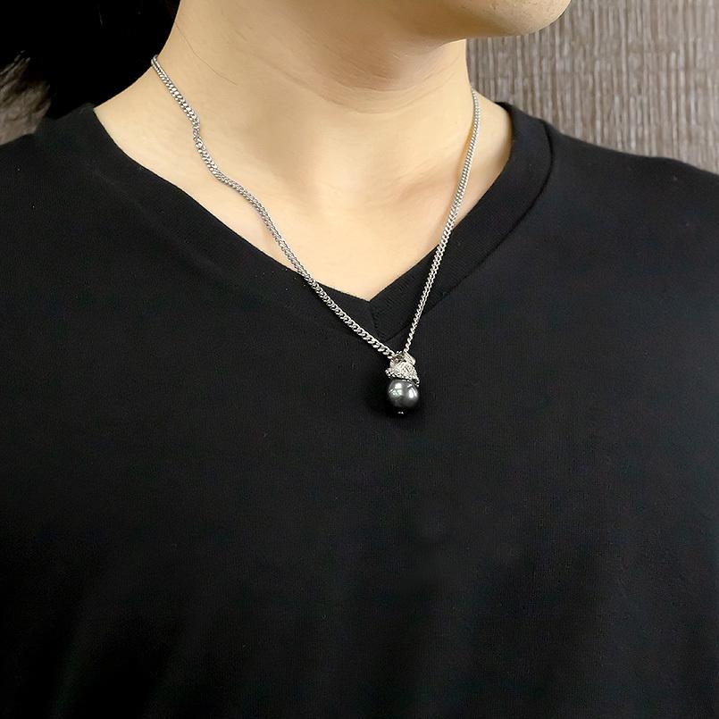 純プラチナ バタフライネックレスPT999