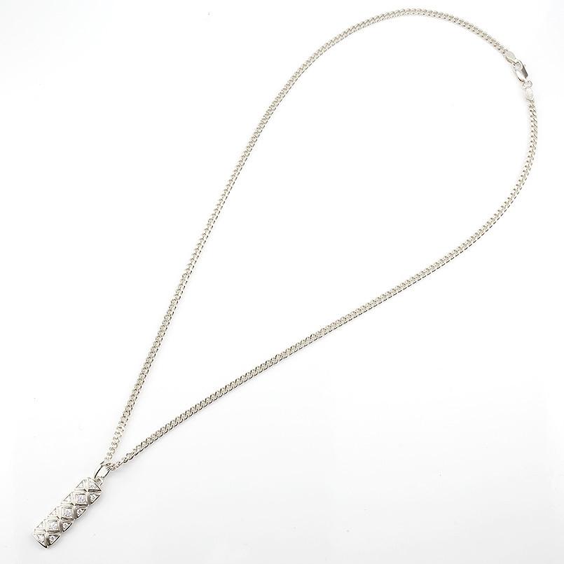 プラチナ ネックレス メンズ トップ 喜平用 キュービックジルコニア バー ペンダントトップ pt900 ペンダント チェーン キヘイ 男性 送料無料 セール saleの画像