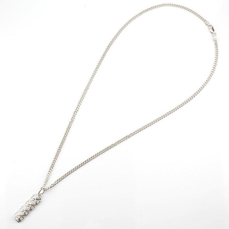 プラチナ ネックレス メンズ トップ 喜平用 ダイヤモンド バー ペンダントトップ pt900 ペンダント チェーン キヘイ 男性 送料無料 人気 セール saleの画像