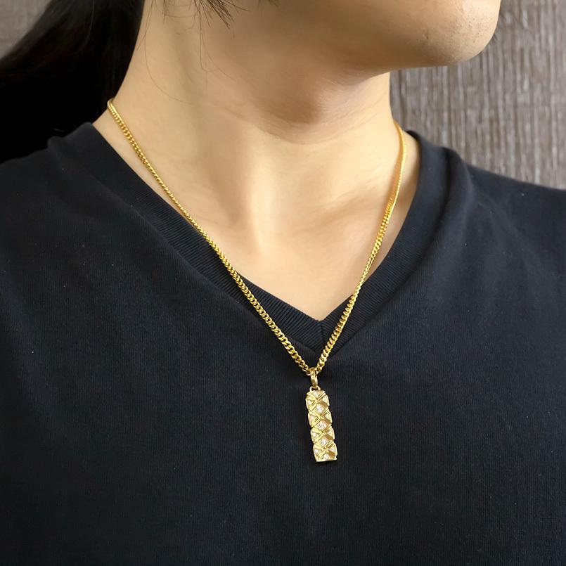 ジュエリー工房アトラス 18金 ネックレス メンズ トップ 喜平 