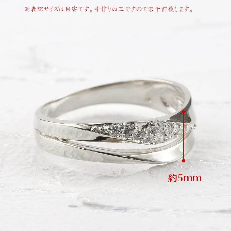 婚約指輪 ダイヤ 安い シルバー リング ダイヤモンド レディース 指輪 sv925 エンゲージリング ピンキーリング ウェーブ 2連 幅広 送料無料 セール saleの画像