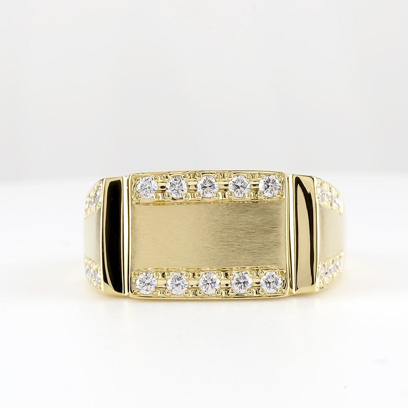 ジュエリー工房アトラス 18金 リング ダイヤモンド メンズ 指輪