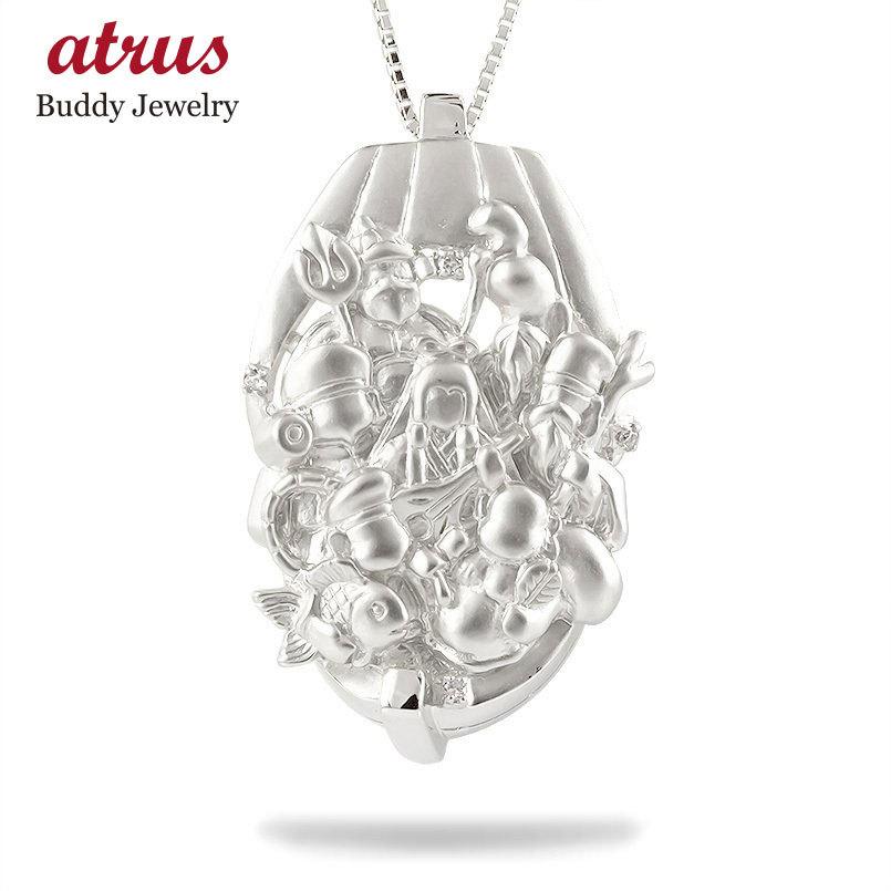 プラチナ ネックレス トップ 七福神 ダイヤモンド メンズ Pt950 ペンダント ダイヤ 男性 Pt850 ベネチアンチェーン スライド式 送料無料 人気 セール Sale tp100dpnm ジュエリー工房アトラス 通販 Yahoo ショッピング