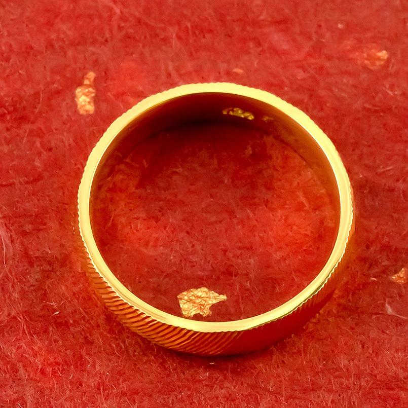 25【新品未使用】 24金 指輪 鍛造 リング 純金 メンズ 太め 金 ゴールド 24k 幅広 k24 カット ピンキーリング 婚約指輪 安い エンゲージリング 地金 送料無料 セール SALE 【EIM3092959592】(108100円)