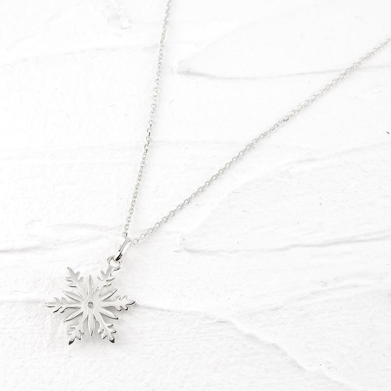 プラチナ ネックレス トップ ダイヤモンド 雪の結晶 レディース pt900 ペンダント チェーン 女性 スノーモチーフ 送料無料 セール saleの画像