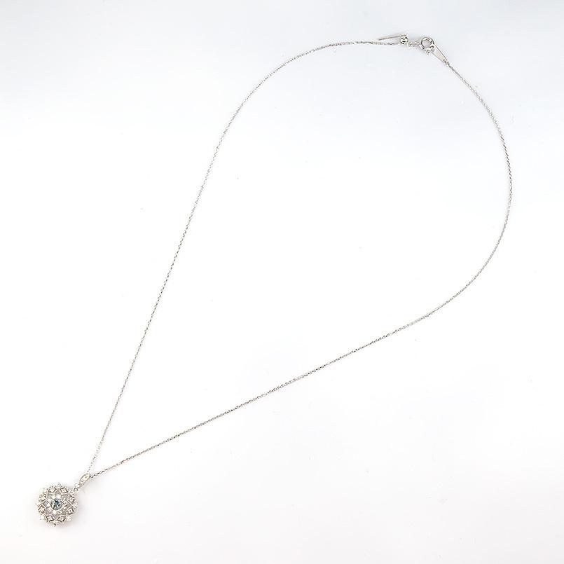 プラチナ ネックレス アレキサンドライト ダイヤモンド pt950 トップ ミル打ち 透かし アンティーク 稀少石 6月誕生石 あすつく 送料無料 saleの画像