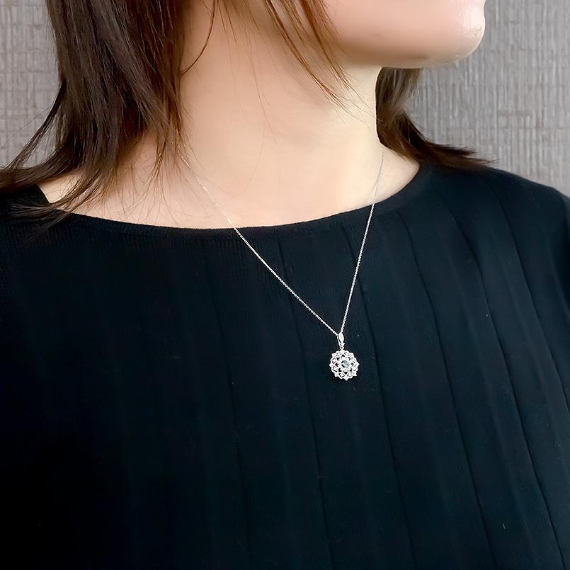 プラチナ ネックレス アレキサンドライト ダイヤモンド pt950 トップ ミル打ち 透かし アンティーク 稀少石 6月誕生石 あすつく 送料無料 saleの画像