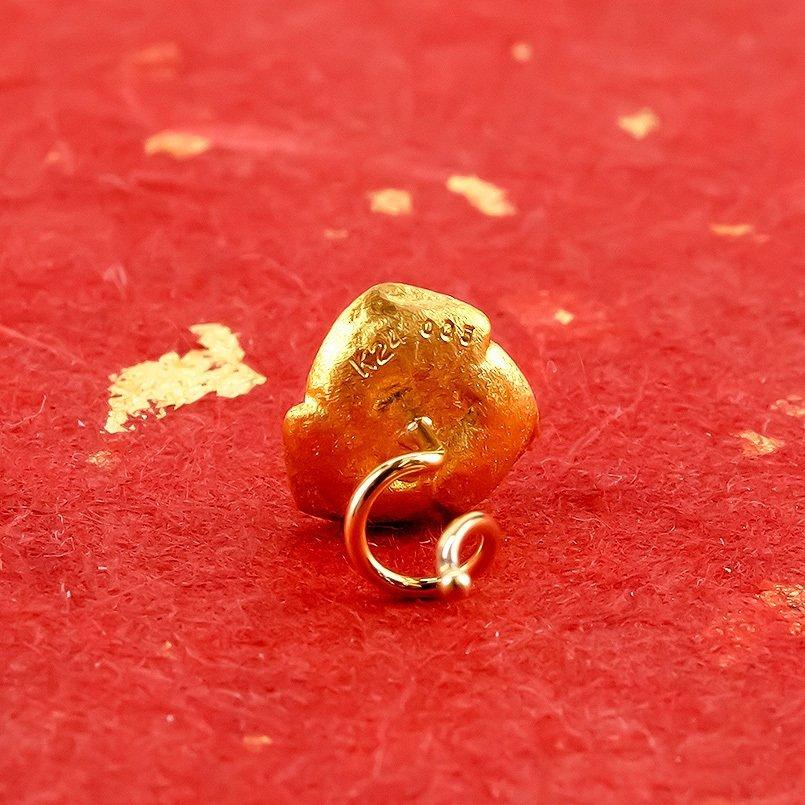 24金 ピアス 純金 バラ イエローダイヤモンド 片耳 装着簡単 キャッチのいらないピアス キャッチナッシャー ばら 薔薇 ゴールド 18k 男女兼用 送料無料 セールの画像