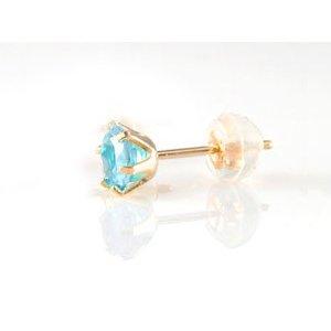 ピアス 18金 メンズ 選べる天然石 ピンクゴールドk18 18k シンプル 18金 宝石 あすつく 送料無料 セール saleの画像