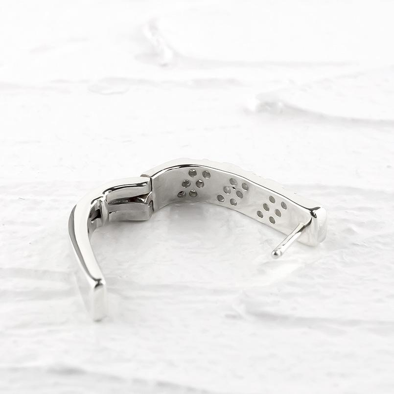 18金 ピアス ペア リング ダイヤモンド フープピアス 中折れ式 レディース ゴールド ホワイトゴールドk18 18k 女性 あすつく 送料無料 セール saleの画像