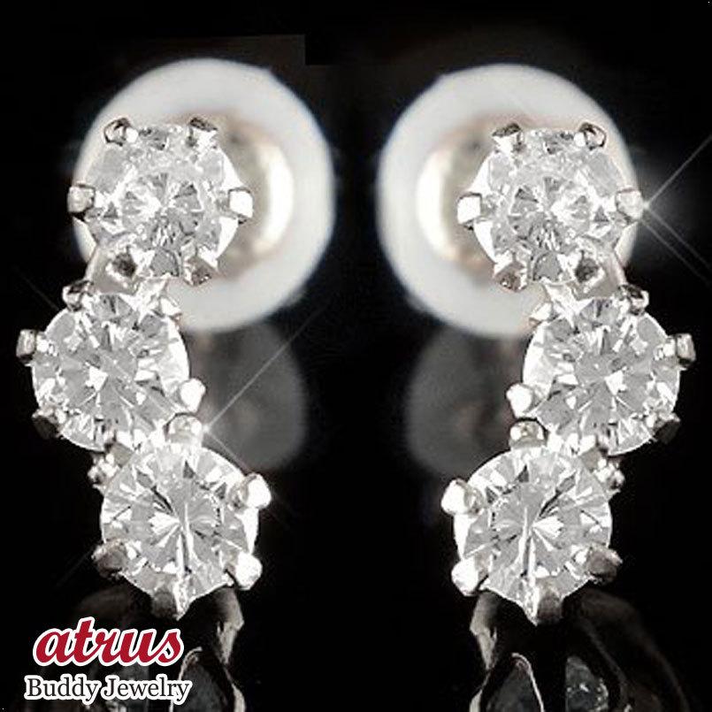 楽ギフ 包装 メンズ ピアス メンズ 人気 手作り ダイヤモンドピアス ダイヤピアス プラチナ 送料無料 宝石 男性用 天然石ダイヤ スリーストーン プラチナ トリロジー ダイヤモンドピアス メンズアクセサリー Www Affaires Sociales Gouv Cg