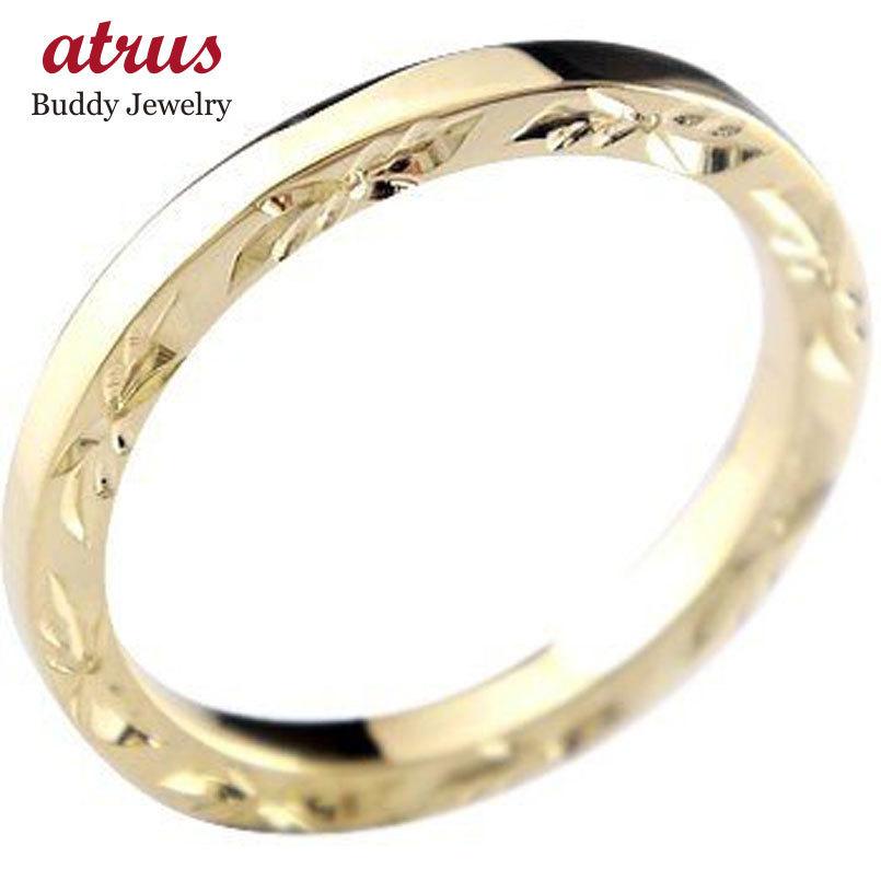 安い 本店 18金 リング シンプル ハワイアンジュエリー エンゲージリング 婚約指輪 安い ゴールド 18k K18 ストレート 人気 プレゼント 女性 送料無料 新春初売り 特別価格セール Sbdkab Go Id