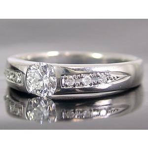 結婚指輪 ペアリング ペア マリッジリング 鑑定書付き ダイヤモンド ホワイトゴールドk18 VS 結婚式 18金 ストレート メンズ 送料