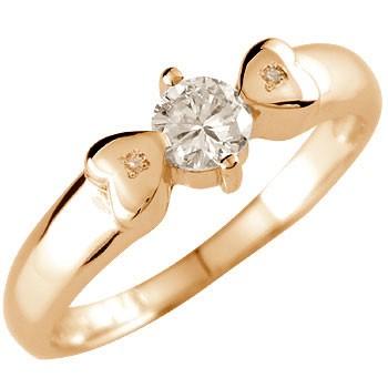 メーカー包装済 婚約指輪 エンゲージリング ダイヤモンド 指輪 ピンクゴールドk18 18金 ダイヤモンドリング ダイヤ ストレート プレゼント 女性 送料無料 人気 即納 最大半額 Artmedia Ba