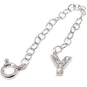 最安値に挑戦 アジャスターチェーン イニシャル ダイヤモンド ホワイトゴールドk18 ダイヤ 18金 送料無料 人気 全日本送料無料 Atempletonphoto Com