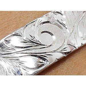 ハワイアンジュエリー ブレスレット メンズ バングル シルバー 太め