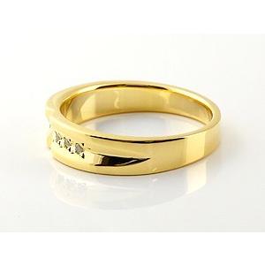 期間セール ！ 結婚指輪 マリッジリング ペアリング ペア 指輪 ダイヤモンド イエローゴールドk18 クロス K18 結婚式 18金 ストレート カップル 送料無料 セール SALE 【SKC3198238066】(111780円)