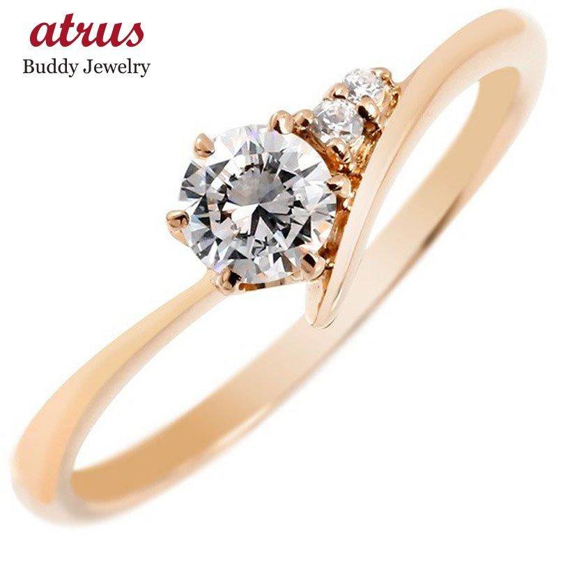 超歓迎 鑑定書付き Vs1クラス ピンクゴールドk18 18k ダイヤモンド 婚約指輪 エンゲージリング リング 一粒 大粒 ダイヤ ストレート 18金 春夏新色 New Shawislandlibrary Org