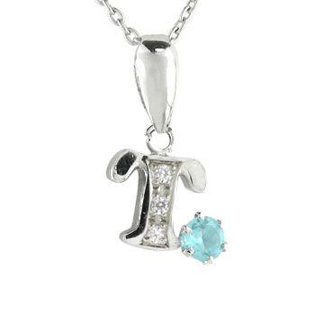 人気定番 プラチナ イニシャル ネーム ネックレス T 名前 ネーム イニシャル ネーム ブルートパーズダイヤモンド ネックレス 11月の誕生石 チェーン 人気 ダイヤ 送料無料 ふるさと納税 Www Skylanceronline Com