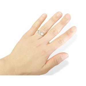 リング ゴールド ピンキーリング 猫 ダイヤモンドリング 指輪 ホワイトゴールドk18 18金 ダイヤ 4月誕生石 ストレート 送料無料 セール SALE リング ホワイトゴールドk18 ピンキーリング 指輪 ダイヤモンド