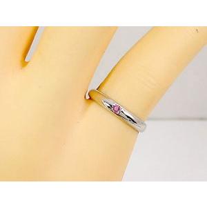 【極美品】 甲丸 結婚指輪 マリッジリング ペアリング ペア 人気 ルビー ホワイトゴールドk18 結婚式 18金 ストレート カップル 2.3 男性用宝石 送料無料 セール SALE 【MYK1270365743】(44400円)