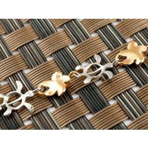 ハワイアンジュエリー ハワイアン アンクレット ダイヤモンド 亀 花 ピンクゴールドk18 プラチナ 18金 pt900 k18pg ダイヤ 送料無料 セール SALE