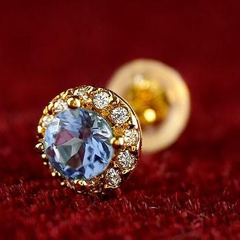 品質満点 取り巻き 天然石 大粒 片耳ピアス 宝石 男性用 12月誕生石ダイヤ 18k イエローゴールドk18 スタッドピアス 取り巻き 大粒 ダイヤモンド タンザナイト 片耳ピアス メンズ 18金ピアス 宝石 レディース 人気 メンズアクセサリー Pharmapathway Com