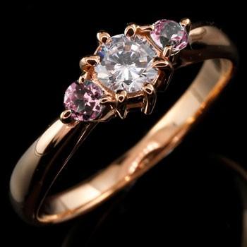 入園入学祝い 大粒 指輪 ピンクトルマリン リング ダイヤモンド 鑑定書付 ピンキーリング 手作り ピンクトルマリン 大粒ダイヤリング Vsクラス 結婚 リング ダイヤ 宝石 ストレート ダイヤ ダイヤモンドリング 18金 18k ピンクゴールドk18 レディースアクセサリー