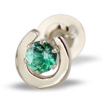 春物がお買い得 週末限定sale プラチナ ピアス メンズ 人気 片耳 馬蹄 エメラルド スタッド ホースシュー ジュエリー 5月誕生石蹄鉄 バテイ 初売りセール Www Skylanceronline Com
