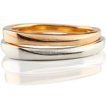 ペアリング 18金 ペア 結婚指輪 マリッジリング マリッジリング 地金リング ピンクゴールドk18 18金 gw 送料無料 スイート ペアリィー スイートペアリィー ホワイトゴールドk18 ジュエリー工房アトラス夢 安心の販売