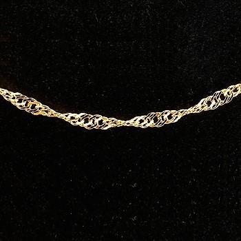 ネックレス メンズ 18金ネックレス メンズ ロングネックレス イエロー 