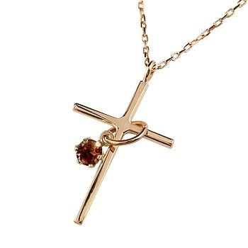 プレミア商品 18金 18k ネックレス メンズ クロス ネックレス ガーネット ピンクゴールドk18 ペンダント トップ 十字架 シンプル 地金 人気 1月の誕生石 男性 赤い宝石 ggnm ジュエリー工房アトラス夢 通販 Yahoo ショッピング 超目玉 Www