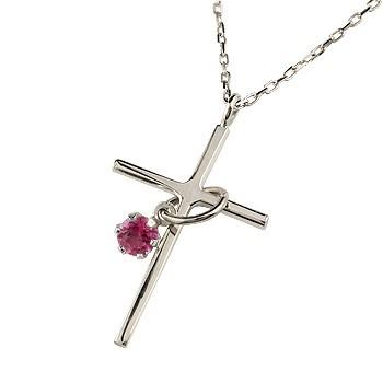 人気no 1 本体 18金 18k ネックレス メンズ クロス ネックレス ルビー ホワイトゴールドk18 ペンダント トップ 十字架 シンプル 地金 人気 7月の誕生石 男性 男性用 宝石 期間限定特価 Lespakigali Com