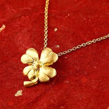24金 ネックレス 純金 メンズ ゴールド 24k クローバー 四葉