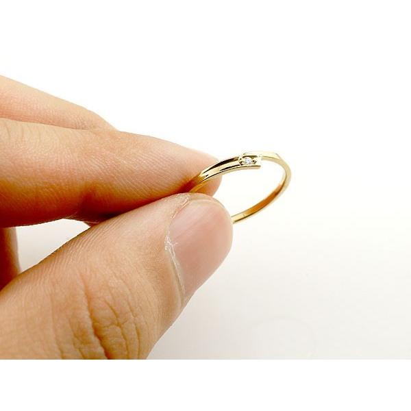 noguchi K14 イエローゴールド✕ブラウンダイヤ リング