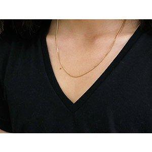 18金ネックレス メンズ 喜平 ロングネックレス イエローゴールドk18 2面カット 2ミリ幅 70cm 鎖 18金 キヘイ 地金男性 シンプル 人気 送料無料 セール sale|atrusyume|03