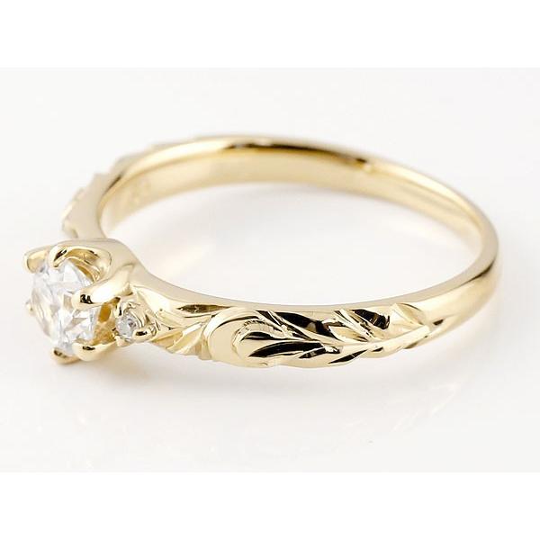 【正規品】 リング ゴールド 指輪 ハワイアンジュエリー ハワイ ピンキーリング 鑑定書付き VS 一粒 イエローゴールドk10 10金 k10yg ストレート 送料無料 セール SALE 【VQL1528721877】(53430円)