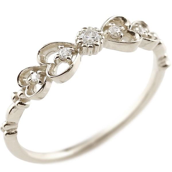 関税負担なし☆ピンキーリング リング ゴールド りぼん リボン ホワイトゴールドk10リング ダイヤモンド シンプル 指輪 華奢リング 重ね付け 指輪 細身 k10 セール SALE