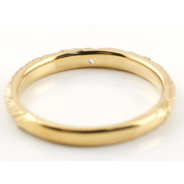 ペアリング ペア 結婚指輪 ダイヤモンド イエローゴールドk10 k10 アンティーク 結婚式 ダイヤ ストレート10金 ダイヤリング 送料無料 セール SALEの画像