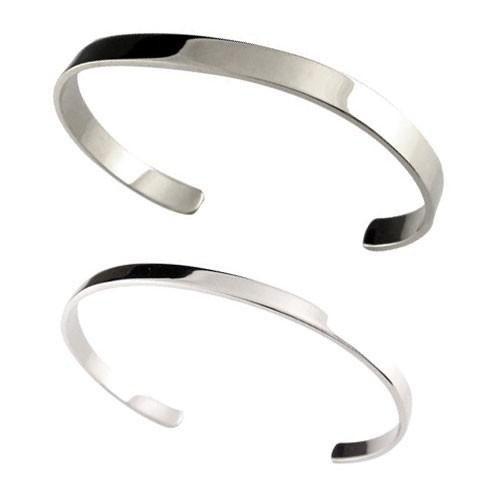 日本製 ペアバングル ペアブレスレット レディース シルバー メンズ カップル 幅広 送料無料 人気 在庫有 Www Angkaalam Com