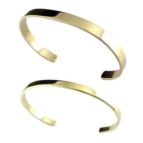 通販 人気 ペアブレスレット ペアバングル ブレスレット レディース メンズ ブレスレット ペアバングル レディース 送料無料 18金 幅広 カップル メンズ イエローゴールドk18 レディースアクセサリー Affaires Sociales Gouv Cg