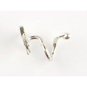 ピアス メンズ プラチナ キャッチのいらないピアス 星 プラチナピアス 地金 シンプル キャッチナッシャー スパイラルピアス 宝石 送料無料 人気 セール SALE キャッチのいらないピアス ピアス プラチナピアス 地金 シンプル キャッチナッシャー スパイラルピアス 宝石 人気