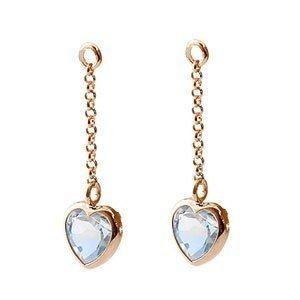 売り切れ必至 2個 パーツ ピアス用 イヤリング用 ハート ピンクゴールドk18 ブルームーンストーン シンプル レディース 18金 宝石 送料無料 人気 信頼 Atempletonphoto Com